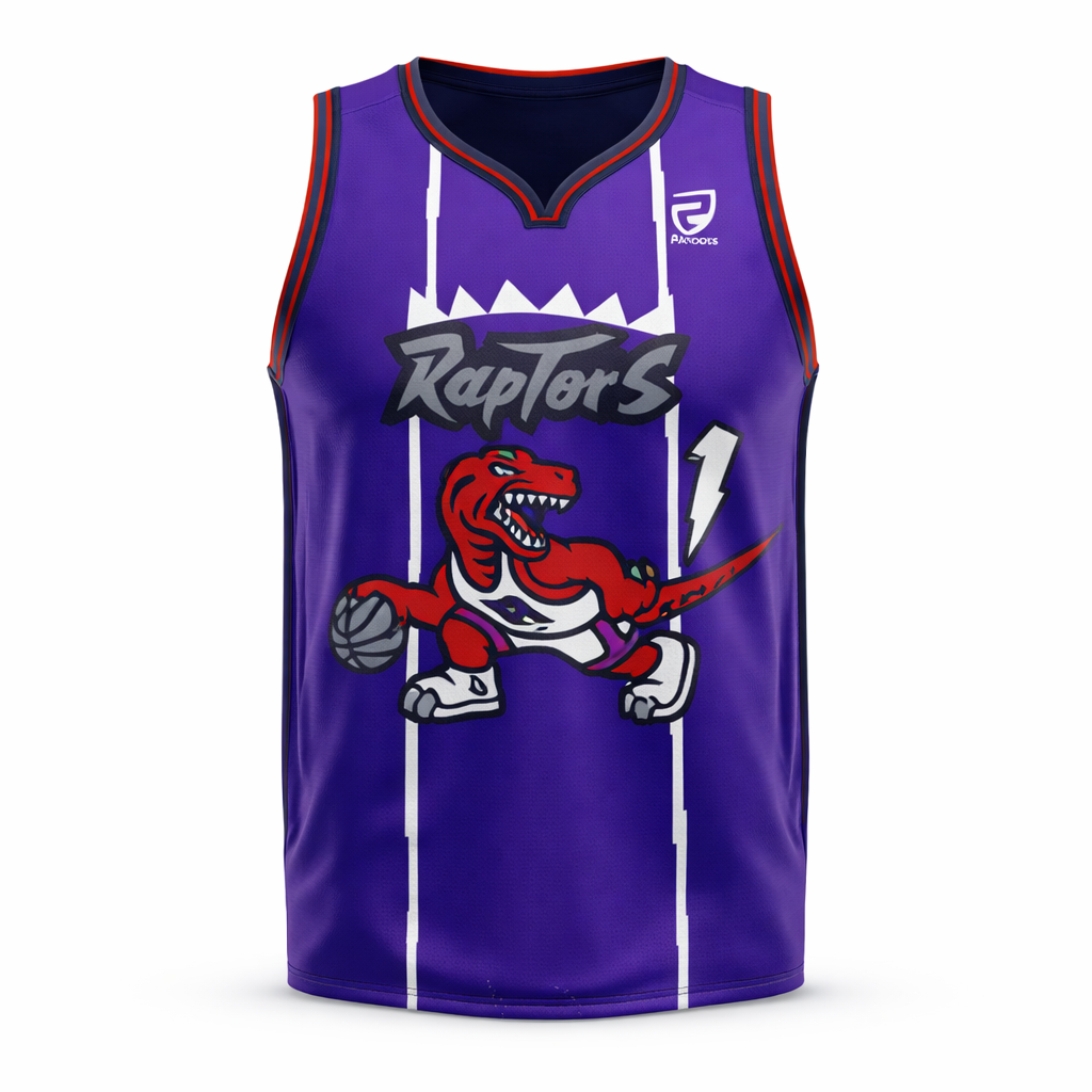 Raptors – Purple/Navy Sleeveless Basketball Jersey