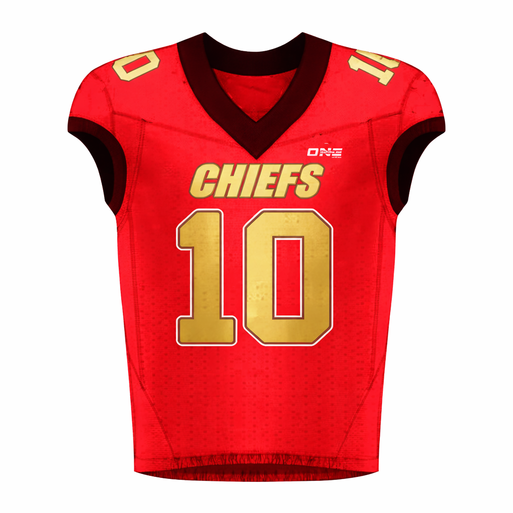 Chiefs – Red/Gold American Football Jersey